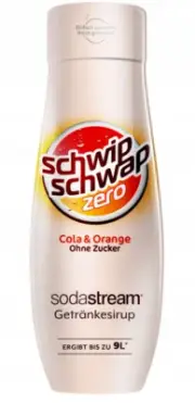 SODASTREAM SCHWIP SCHWAP ZERO - COLA & ORANGE - CONCENTRATE -440ml - SODA STREAM