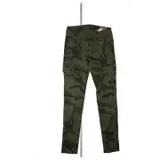 Pepe Jeans New Amazon Cargo Trousers Skinny Stretch W26 L30 Army Grün Camouflage