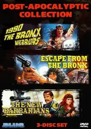 1990 BRONX WARRIORS / ESCAPE FROM THE BRONX / NEW BARBARIANS DVD 3 Disc R4 New