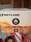 Table Top Fire Pit. New In Box. By Weyland