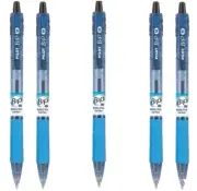 Pilot B2P Bottle Pen Lot/5 Gel Black 1.0mm Rubber Grip Office School Recycled