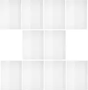 MINAOLULUS Reusable Book Cover Transparent Film Scratch Protection for Books for Students Business Use Plastic Sleeves