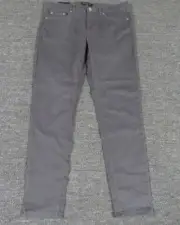 Banana Republic Pants Womens 10 Gray Skinny Mid Rise Flat Front New