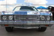 1973 Chevy Impala chrome grill triple weave mesh headlight bezel grilles (for: Chevrolet)