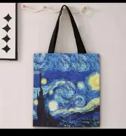 Canvas Bag Van Gogh Series Oil Painting Starry Night New