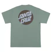 Santa Cruz Skateboard T-Shirt Other Dot Stonewashed Green/Brown