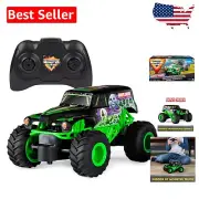 Realistic Grave Digger 1:24 RC Monster Truck - 250ft Range, Ideal for Playdates