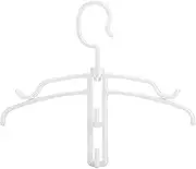 Clothes Hangers Non Slip - Clothes Hangers Drying with 2 Hooks Hoodie - Hoodie Organizer Laundry Drying Frame Clothes Drying Solution for Bathroom Balcony Apartment Hotel