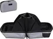 Travel Cable Organizer Pouch | Tech Pouch Organizer | Protective Padded Bag Zippered Compartment for Hard Drive Charger Phone Gadgets Shockproof