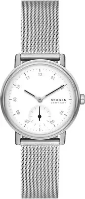 Skagen Kuppel Lille or Riis Lille Minimalist Women's Watch with Stainless Steel