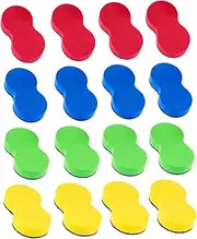 CANIGHT Reusable Whiteboard Wipes 20pcs Whiteboard Erasers for Home Office Dormitory Game Room