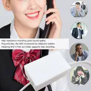 Phones Call Recorder Telephone Line Recording Device RJ11 Interface For Office