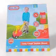 Little Tikes Cozy Coupe Car Bubble Blower Maker Mini Push Along Toy