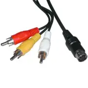 Sega Saturn Console AV RCA Cable For Sega Saturn Vintage A/V Brand New 9Z