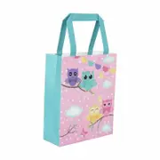 Blue & Pink Owl Paper Gift Bags 8pk