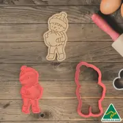 Halloween Pumpkin Kid Cookie Cutter and Embosser Stamp