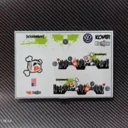 Universal Water Slide 1:64 kool kombi Decal Diecast Hot Wheels MatchBox sponsor