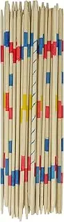 Henbrandt Mikado Sticks 41pcs Traditional Family Games Pickup Sticks Set Table Top Board Game Wooden Toys for Kids