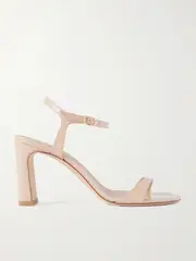 [Stuart Weitzman] Stuart Weitzman - Babette Patent-leather Sandals - Beige - US7.5 US 7.5 Neutrals