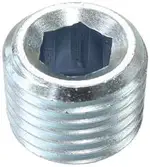 Aeroflow 1/2" Npt Port Plug Steel Zinc Coated - AF979-08