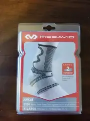 McDavid 5134 Ankle Sleeve 4 Way Elastic Brace with Gel Buttress Level 2, Size XL