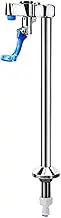 Fayelong Pedestal Glass Filler 37cm Deck Mount Push Back Glass Filler Full Copper Deck Mount Glass Filler