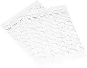 Tofficu 120pcs Double Sided Tape Hooks Acrylic Adhesive Dots Removable Glue Points for DIY Projects Home Decor