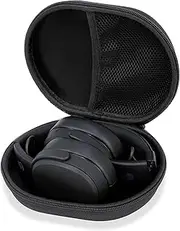 Ginsco Hard Shell Case Compatible with Beats/Skullcandy/Sony MDR7506/Soundcore/BERIBES/KVIDIO/TOZO Foldable Wireless/Wired Over-Ear Headphones, Travel Carrying Headphone Case (Black)