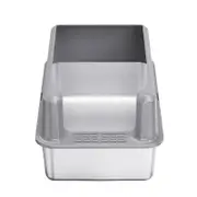 Large Stainless Steel Cat Litter Box