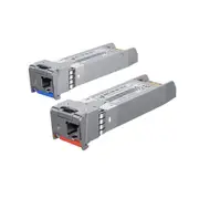 Ubiquiti UniFi, 2-Pack(OEM, Non-Retail Suggest),10 Gbps Bidirectional Single-Mode Optical,10 Gbps Throughput,Simplex LC Connector,Up to 10 km,2Yr Warr