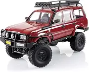 1/16 LC80 RC Crawler, WPL C54-1 RC Rock Crawler 4x4 4WD Off Road RC Truck, 2.4Ghz RTF Remote Control Car with Upgraded Chassis and Proportional Steering for Adults Hobby Vehicle Toy
