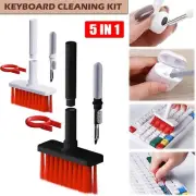 5 in 1 Keyboard Cleaning Brush Kit Multifunctional Earbuds Cleaner Keycap Puller