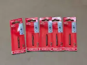 5x Pack Lot Milwaukee 48-20-8981 3/16" Glass & Tile Drill Bits