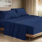 100% Egyptian Cotton Sheets Queen Size - 1200 Thread Count 4 PC Queen Sheet Set