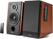 Edifier R1700BT Bluetooth Lifestyle Bookshelf Studio Speakers Brown - BT/Dual 3.5mm AUX/Limited Distortion DSP/DRC/Classic Wood Finish R1700BT-BROWN