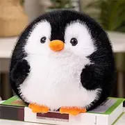 champracer 20 cm Penguin Cuddly Toy, Cute, Penguin Soft Toy, Plush Toy, Stuffed Toy for Cuddling & Playing, Cuddly Toy Penguin Plush Toy for Girls (20 cm, Black)