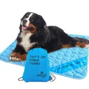 Self Cooling & Traveling Mat + Free String Bag Pack/Washable & Portable Pet S...