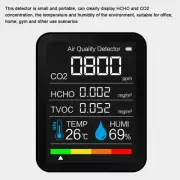 Carbon Dioxide Detector Air Quality Temperature Humidity Meter Monitor