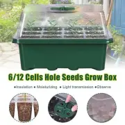 12Hole Plant Seed Grows Box Nursery Seedling Starter Garden Yard Tray Flower