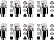 Snblzhef Tire Valve Cap Lights Tire Lights for Car Air Valve Caps with Lights for Motorcycles Bicycles Electric Vehicles