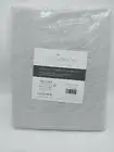 Clean Window Panel Curtain 50in x 84in Gray/White Sheer