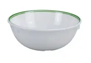 Yanco China PT-314 Pine Tree Green/Beige Melamine 11 oz. Nappie Bowl - 4 Doz