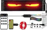 Devil Eyes Light for Trucks,Devil Eyes Lights for Cars, Flexible Display, Large Programmable LED Design for Car, Truck, Business, DIY Dynamic Advertising RP717