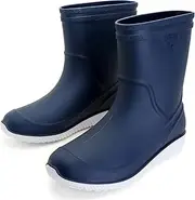 [XTJSCBDSH] Rain Boots for Men Women, Mid-Calf Waterproof Rubber Boots Mens, Non-Slip Lightweight Mud Garden Boots Comfort Hardwearing Outdoor Work Boots for Fishing and Gradening Footwear
