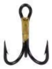 VMC 9626BZ-4C Bronze 4X Treble Hook 25Ct Size 4