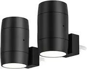 2 PCS Rotatable LED Night Light, Plug-in, Fit Horizontal/Vertical Outlets,with Light Sensor, 0-100LM Adjustable Brightness, Ideal for Bedroom, Bathroom, Stairs, Hallway