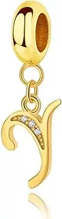sam panda Alphabet Charms 925 Sterling Silver Letter Initial A-Z Charm Beads Fit pandora for Bracele