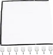 MERRYHAPY Projector Screen Portable Indoor Outdoor Pull up Screen 1pc 4k Resolution Easy Install Share Moments