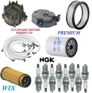 Tune Up Kit Filters Cap Wire Plugs For PONTIAC PARISIENNE V8 5.0L, VIN (Y) 1986
