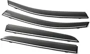 Szwaldaper Side Window Visor, for BYD, F0 2015 2016 2017 2018 2019 ABS Vent Shades Sun Rain Deflector Guard 4PCS Set Car Stylings Car Side Window Sunshade